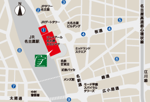 東急ハンズ名古屋店地図